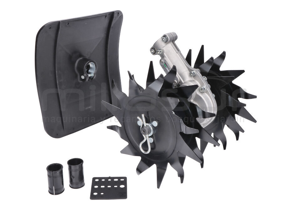 55-175 Cabezal Cultivador Adaptable Desbrozadora Universal + Casquillos - Reymotor