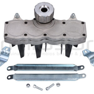 55-189 Cabezal Desmalezador Cultivador Desbrozadora Universal TILLER-4 (Para Tubo DE 28 26 25