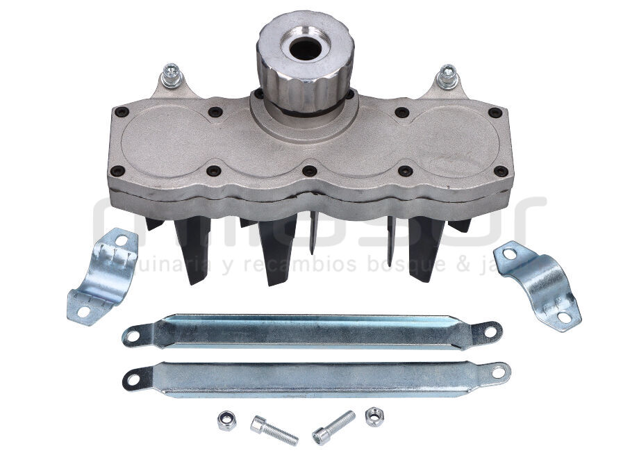 55-189 Cabezal Desmalezador Cultivador Desbrozadora Universal TILLER-4 (Para Tubo DE 28 26 25