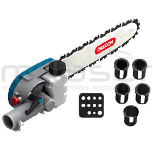 55-190 Cabezal Poda 10" 1/4" 58E Adaptable Desbrozadora Universal (5 Pos) + Casquillos - Reymotor