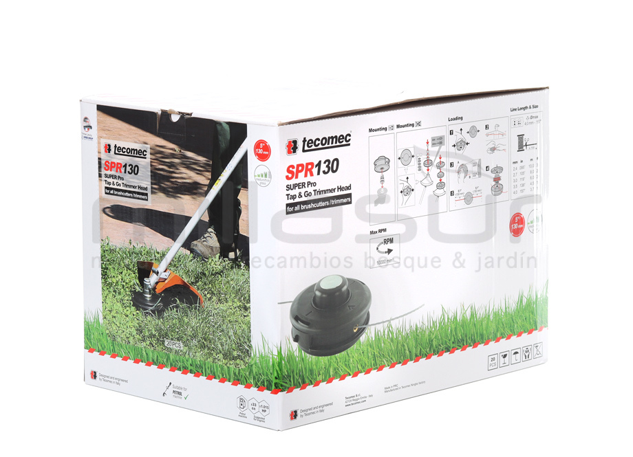 Caja expositora de 20 cabezales Tap-N-Go botón metálico spr130 - sin adaptador - Referencia 55-7631