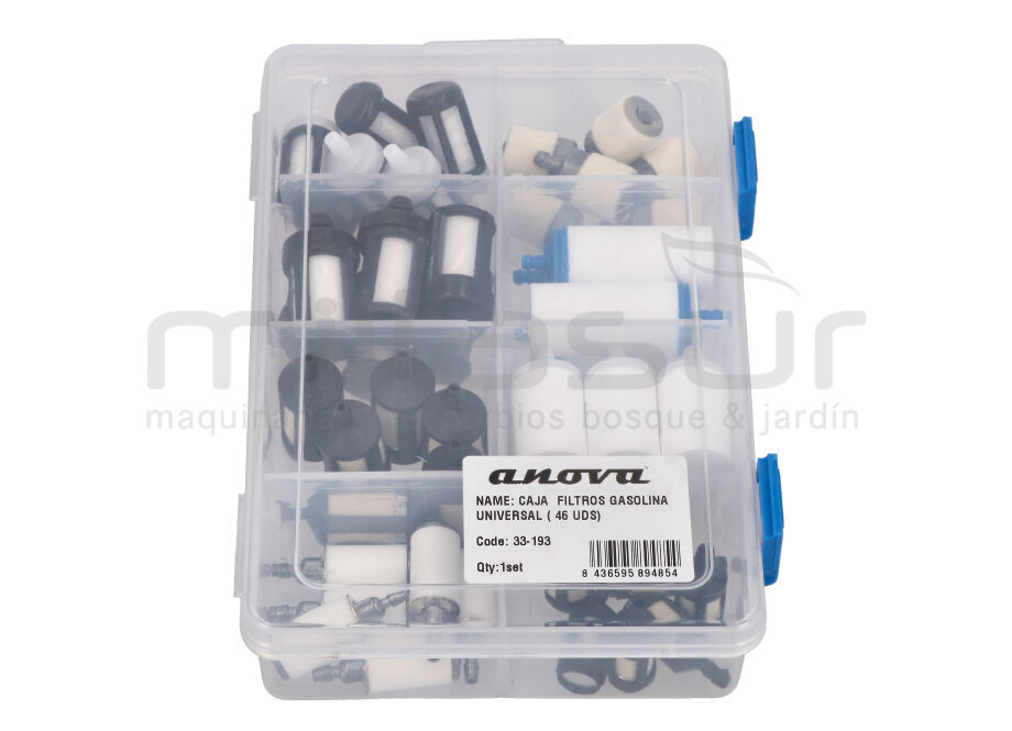 33-193 Caja Filtros Gasolina Universal ( 46 Uds) - Reymotor