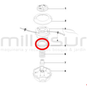 Arandela cabezal EasyCut 26 ( 55-1785) - Referencia 55-1791