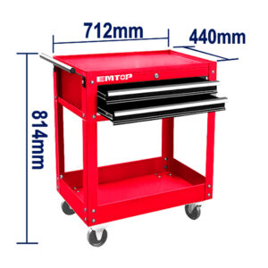 EMTOP ETCS0201 Carro Portaherramienta 2 Cajones 712X440X694MM - Reymotor