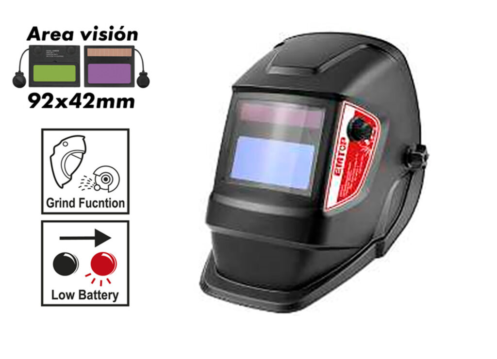 EMTOP EWHT0107 Casco Electronico Fotosensible Y Automatico Para Soldar - Reymotor