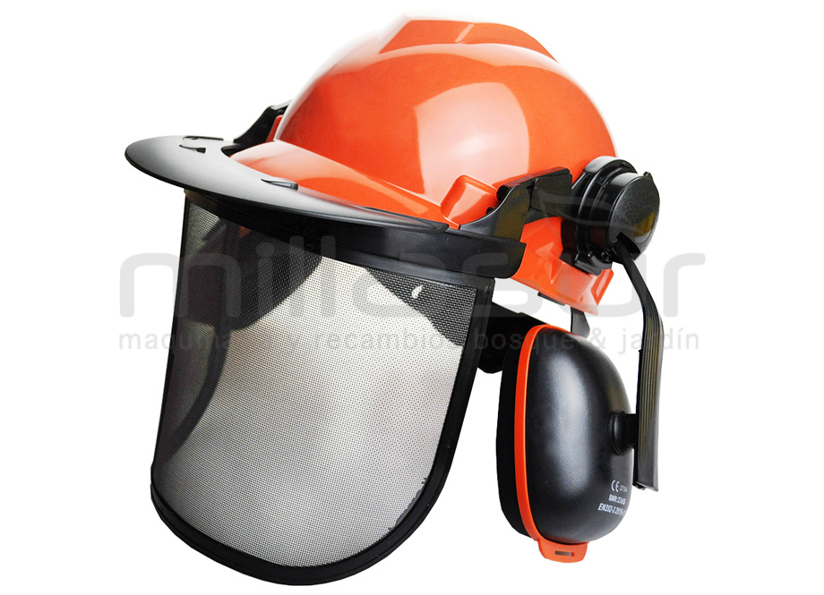 99-7261 Casco Forestal Con Pantalla Y Auriculares - Reymotor