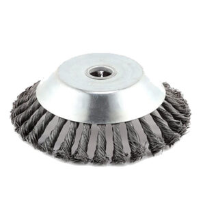 Cabezal limpieza con cepillo metálico para desbrozadoras 140mm - 25