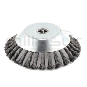 Cabezal limpieza con cepillo metálico para desbrozadoras 200mm - 25