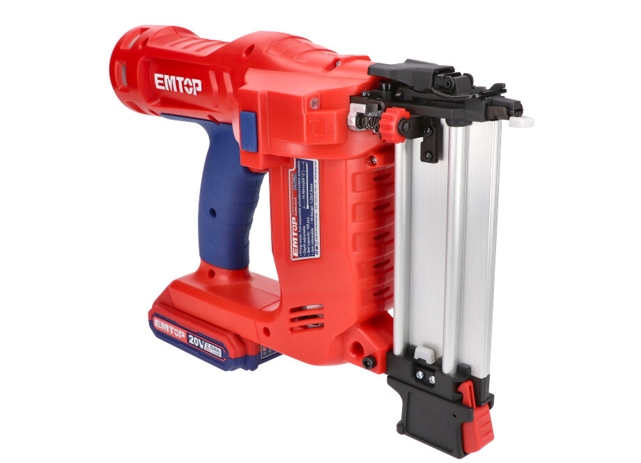 EMTOP ELBNLI2036 Clavadora Bateria 20V P20S (Con 2 Baterias 2Ah, Cargador, Maletin) - Imagen 7