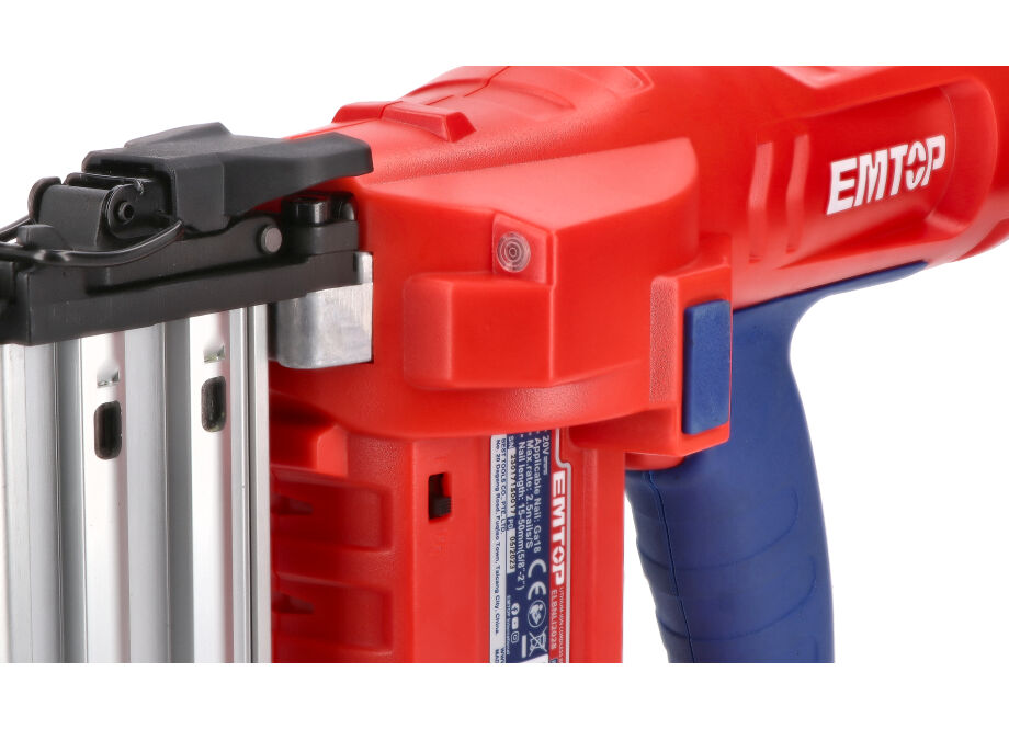 EMTOP ELBNLI2036 Clavadora Bateria 20V P20S (Con 2 Baterias 2Ah, Cargador, Maletin) - Imagen 9