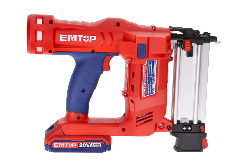 EMTOP ELBNLI2036 Clavadora Bateria 20V P20S (Con 2 Baterias 2Ah, Cargador, Maletin) - Imagen 5