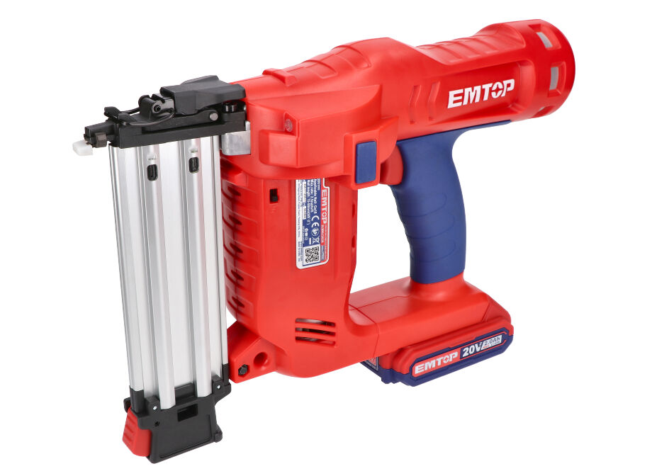 EMTOP ELBNLI2036 Clavadora Bateria 20V P20S (Con 2 Baterias 2Ah, Cargador, Maletin) - Imagen 6