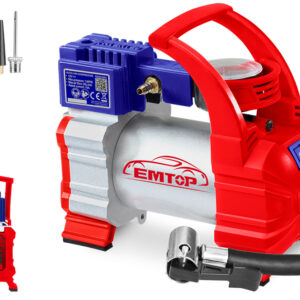 EMTOP EAAC3501 Compresor Aire Para Coche DC12V - 10A 10BAR 35L/min - Reymotor