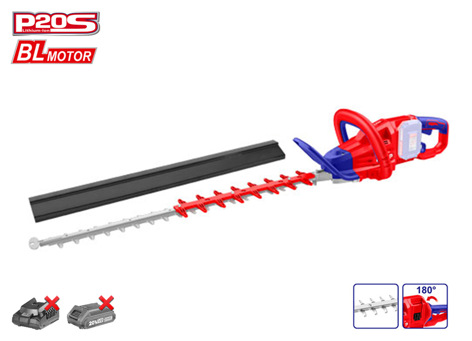 EMTOP ELHT40028 Cortasetos Bateria 40V (20+20) 650MM - P20S - (NO Incluye Bateria NI Cargador) - Reymotor