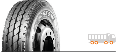 Neumático de camión CROSSWIND 445/65R22.5 CWA40K 169K