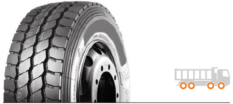 Neumático de camión CROSSWIND 385/65R22.5 CWA40X 164J