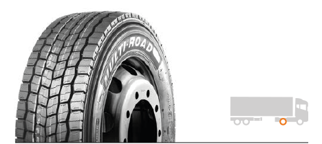 Neumático de camión CROSSWIND 315/80R22.5 CWD30K 156/150L(154/150M)