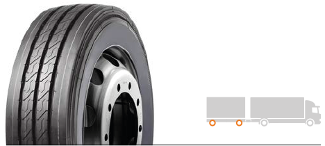 Neumático de camión CROSSWIND 245/70R17.5 CWT20E 143/141J