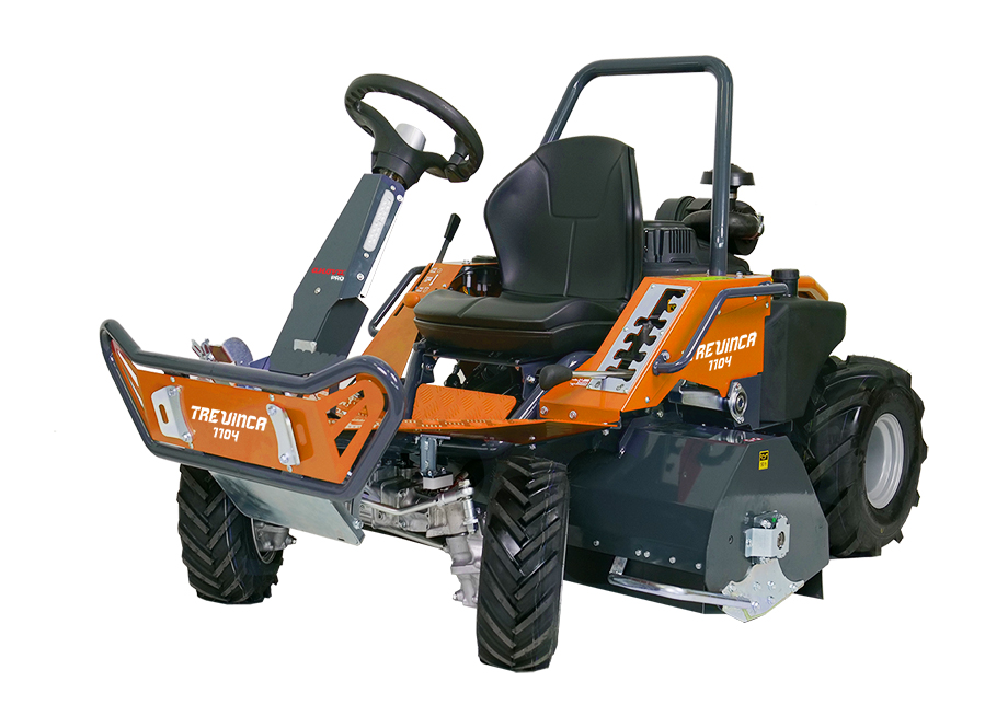 TREVINCA TREV1104 Desbrozadora con asiento 110 cm 4WD 26 HP - Reymotor