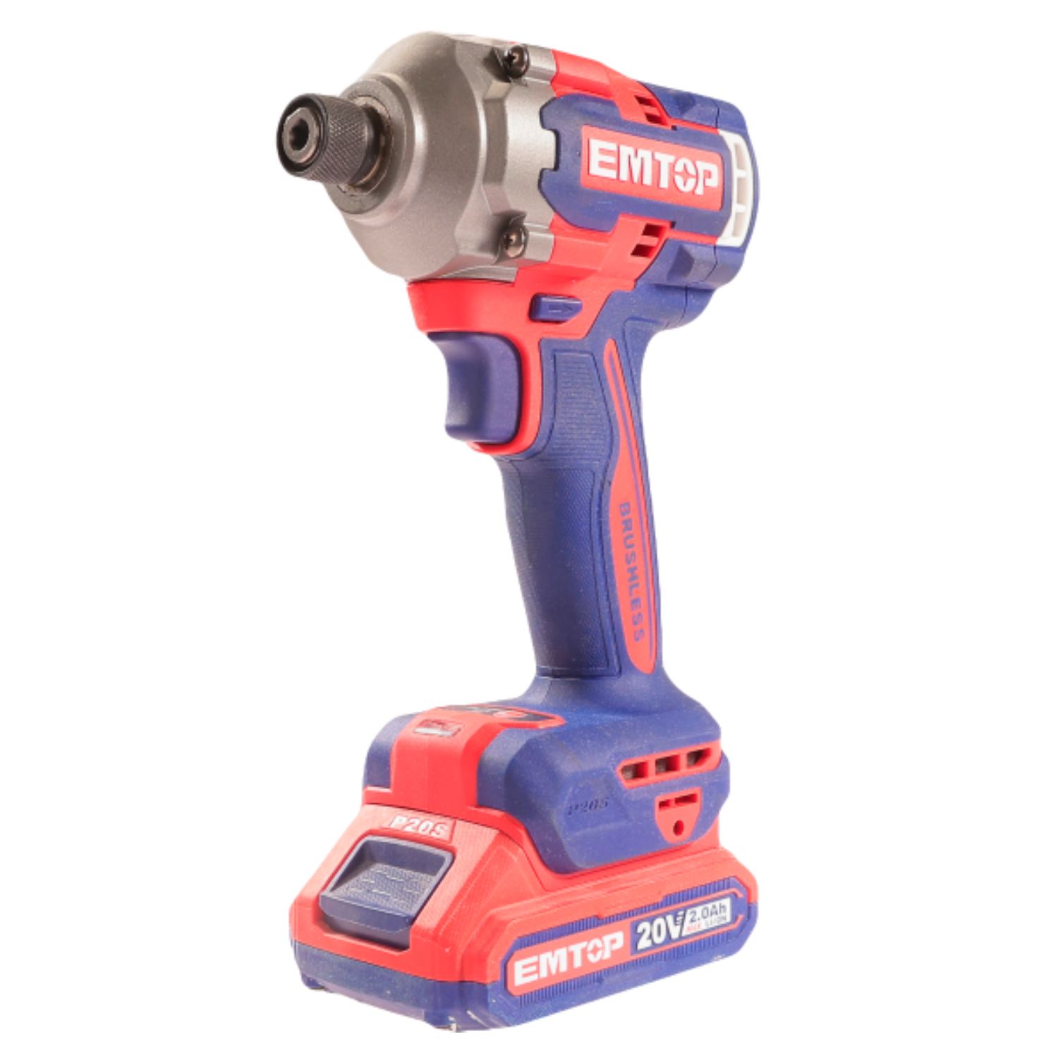 EMTOP ECIRL2028E Destornillador DE Impacto 1/4" 285NM Batería 20V - P20S - (Incluye 2 Baterías Y Cargador) - Imagen 5