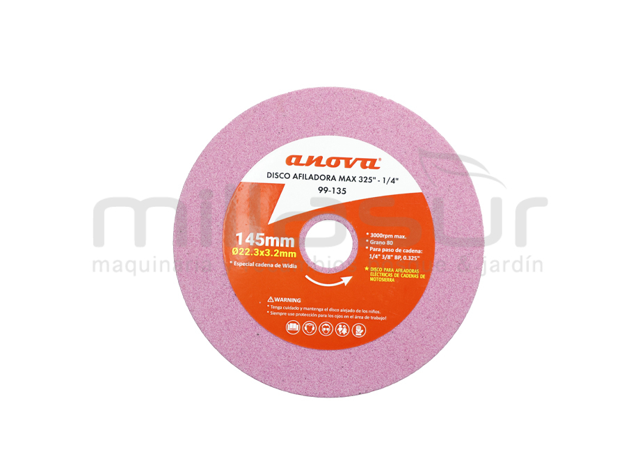 Disco afiladora MAX .325" - 1/4" (145 x 3