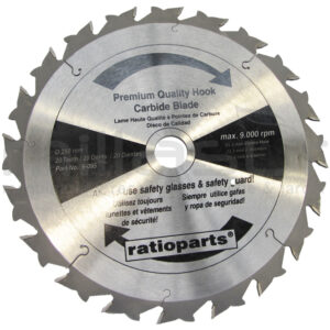 Disco de widia 250x2.8x25.4 ( con antirrebote curvo) - Referencia 55-1011
