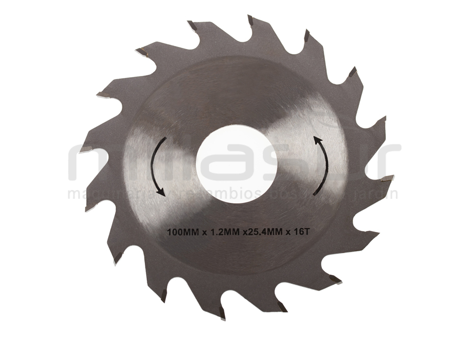 Disco widia para cabezal 55-1026 - 100mm - Referencia 55-1027