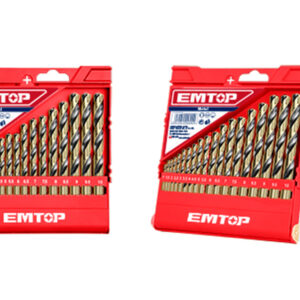 EMTOP ETDBB11196 Juego 19 Brocas Taladro Hss (1-10MM - 0.5MM) - Reymotor