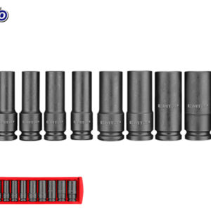 EMTOP EMSS12102L Juego Vasos DE Impacto Largos 78MM 1/2" CR MO - 10 Pcs (10