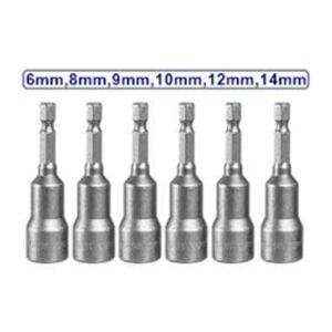 EMTOP EMNS65061 Juego Cubos Magneticos 1/4" 65mm - 6 Pcs - Reymotor