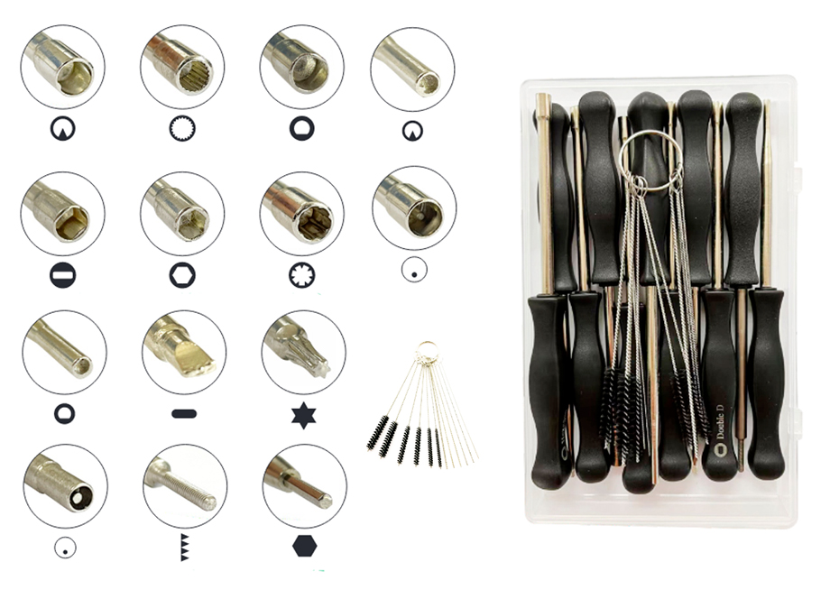 99-3012 Kit 14 Llaves Regulacion Carburadores - Reymotor