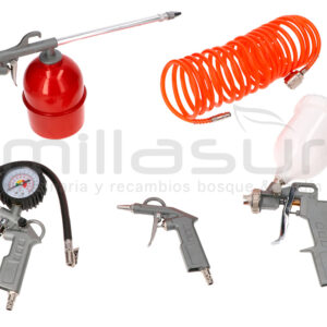 ANOVA CA001 Kit Accesorios Compresor (5 Elementos) - Reymotor