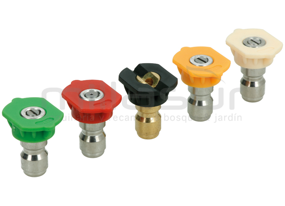 ANOVA HG3000-059 Kit Boquillas Hidrolimpiadora Presion 1/4 (5 Uds: 0-15-25-40-SOAP) - Reymotor