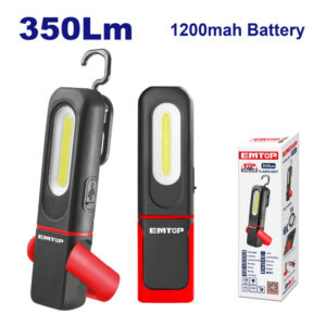 EMTOP EMFL7508 Linterna Taller Con Iman - 350 Lumens - Reymotor
