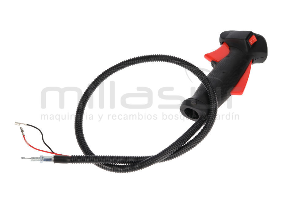 55-7116 Mando Acelerador Universal Para Manillar DE 22 (900mm Cable - Ø22mm Rosca) - D43B D52B - Reymotor