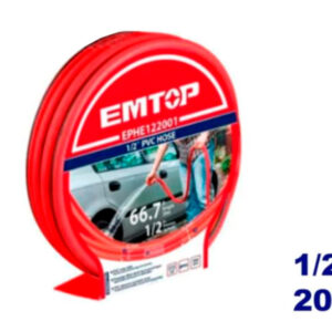 EMTOP EPHE122001 Manguera Jardin 1/2" - 20M - - Reymotor