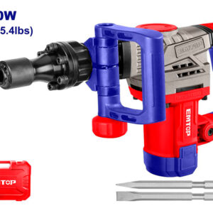 EMTOP EDBRH1301 Martillo Demolicion 1300W 20J (Tipo Sds Hex - 2 Cinceles - Con Maletin) - Reymotor
