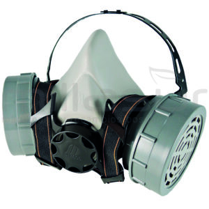 99-1306 Mascara Proteccion Respiratoria DE Doble Filtro (P2R - CE EN140:1998) - Reymotor