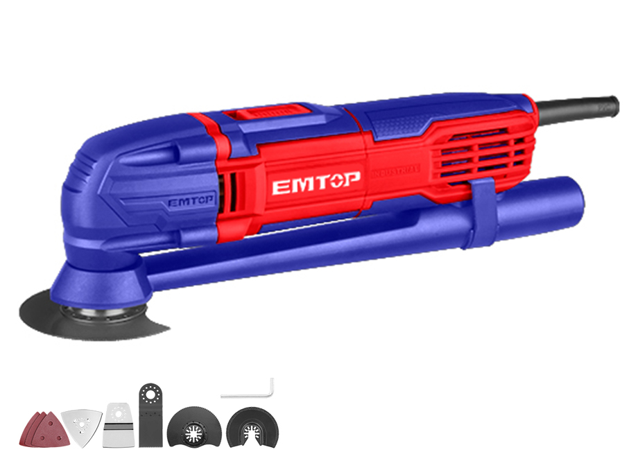 EMTOP EMFT3001 Multiherramienta 300W - (6 Accesorios) - Reymotor