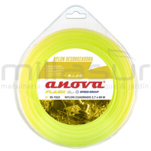 Nylon cuadrado ANOVA Flash blister 2.7 x 60 - Referencia 55-1522