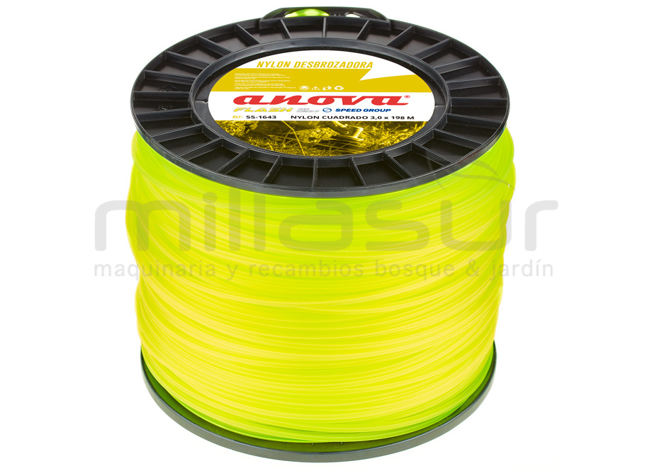 Nylon cuadrado ANOVA Flash bobina 3 x 198 - Referencia 55-1643