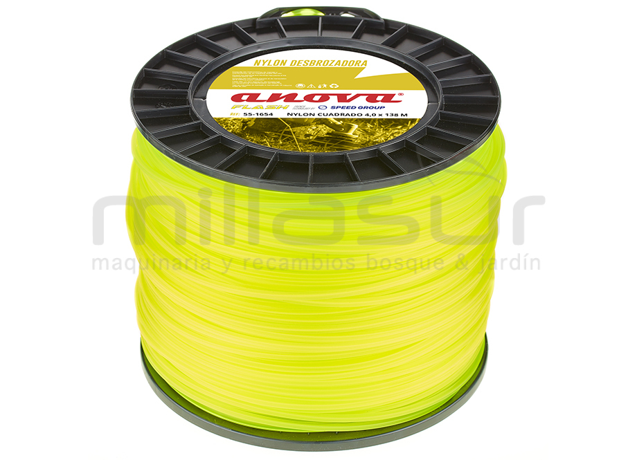 Nylon cuadrado ANOVA Flash bobina 4 x 138 - Referencia 55-1654