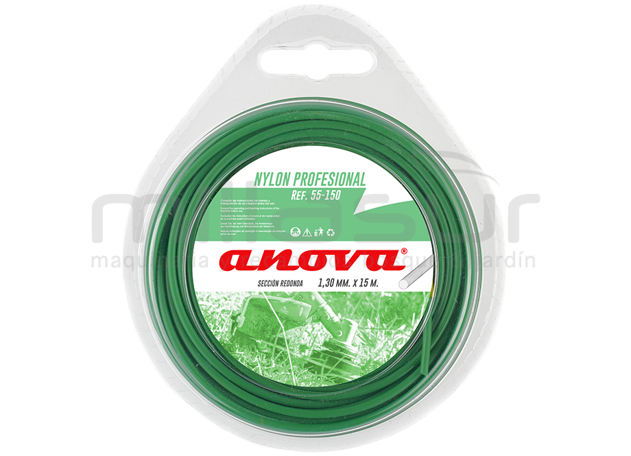 Nylon redondo ANOVA blister 1.30 x15 - Referencia 55-150