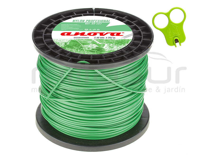 Nylon redondo ANOVA bobina 2.40 x 262 - Referencia 55-157