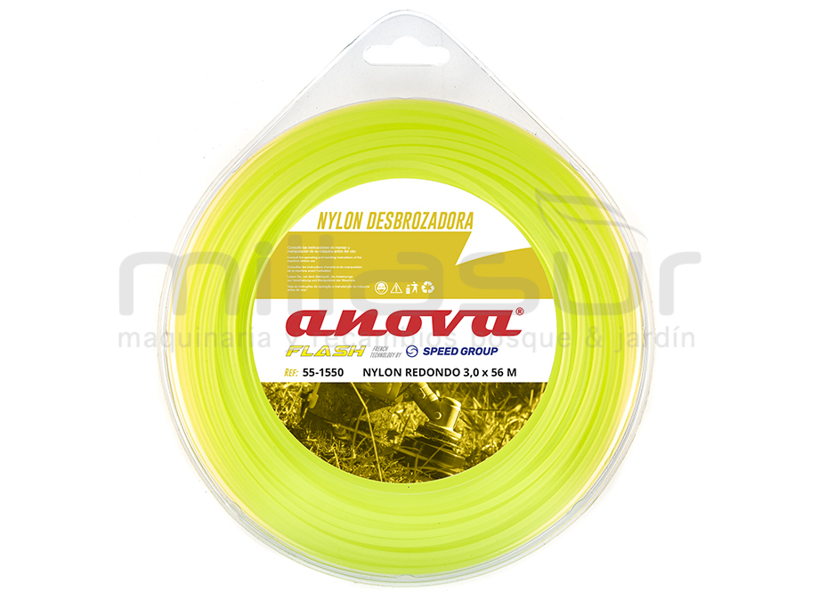 Nylon redondo ANOVA Flash blister 3 x 56 - Referencia 55-1550