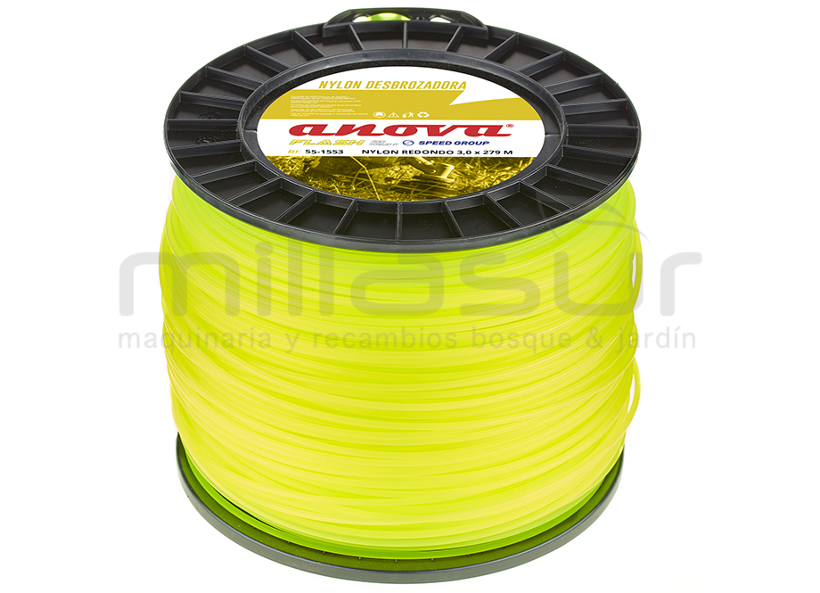 Nylon redondo ANOVA Flash bobina 3 x 279 - Referencia 55-1553