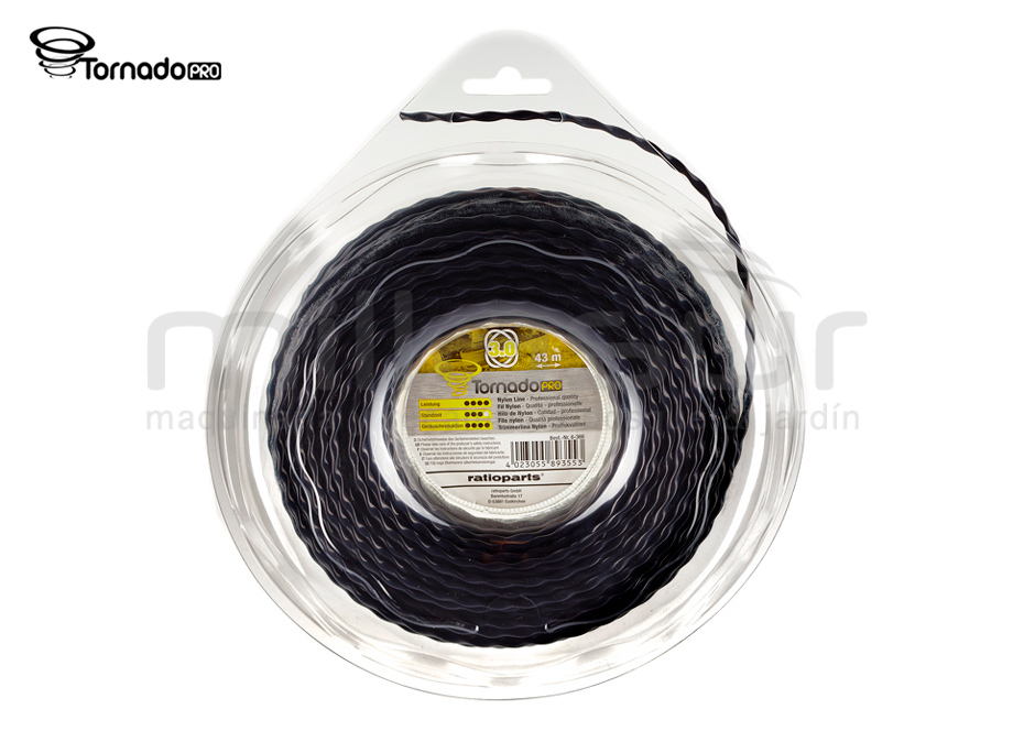 Nylon tornado 3.00 x 43 m ( antirruido-copolímero) - Referencia 55-185