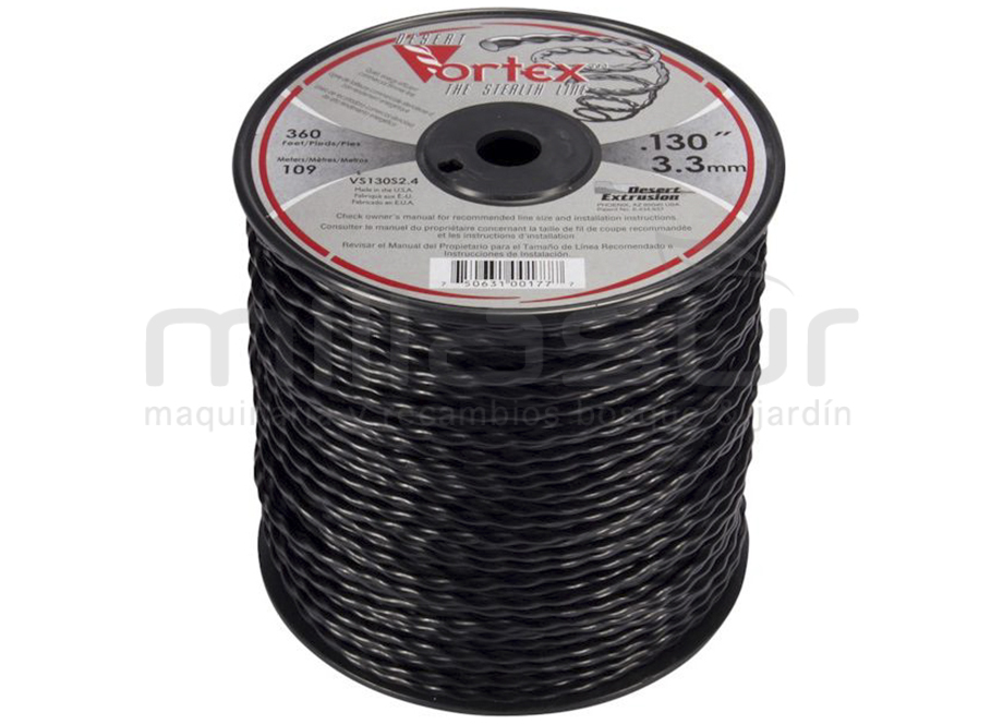 Nylon Vortex bobina 3.30 x 110 m (antirruido-copolímero) - Referencia 55-1458