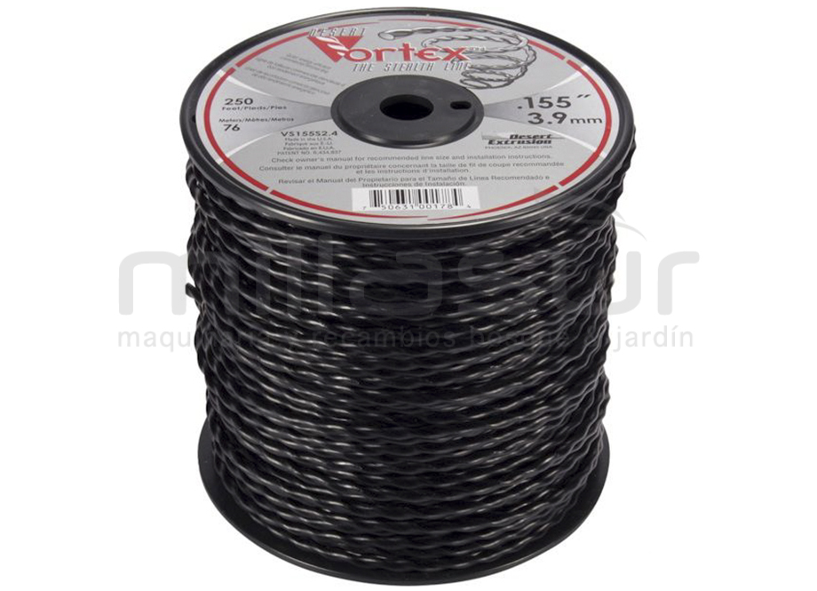 Nylon Vortex bobina 3.90 x 76 m (antirruido-copolímero) - Referencia 55-1464