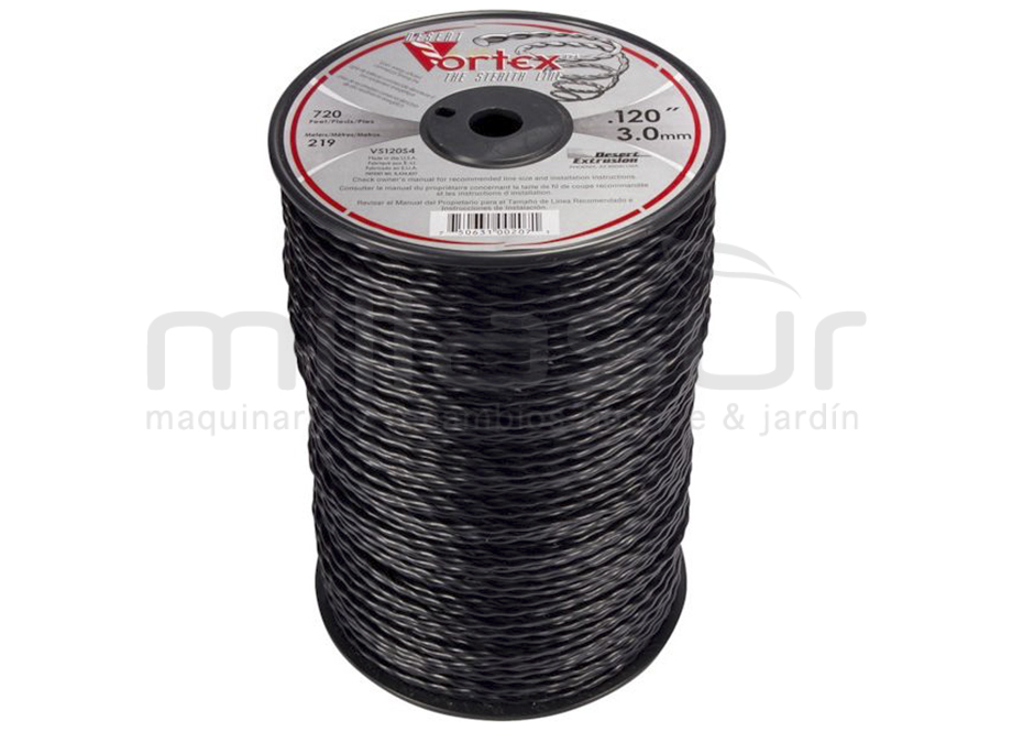 Nylon Vortex bobina 3.00 x 220 m (antirruido-copolímero) - Referencia 55-1460